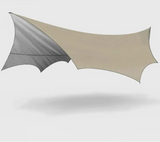 NNEOBA 5.1x5.1m Octagon Butterfly Camping Tarp Waterproof Khaki