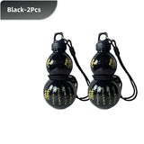 NNEOBA 2pcs 800ml Gourd Water Bottle Black