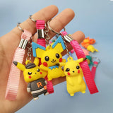 NNEOBA 24Pcs/Set Random Pokemon Keychain