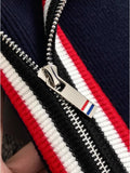 Men's Zip-Up Knit Sweater