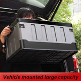 NNEOBA Foldable Camping Storage Box Waterproof Black