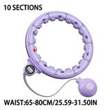 NNEOBA Weighted Fitness Hoop with Counter
