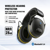 NNEOBA Rechargeable Noise Reduction Earmuffs Yellow