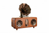 NNEOBA Retro Bluetooth Speaker FM Radio Subwoofer Wireless