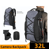 NNEOBA Camera Backpack with Tripod Strap Outdoor Black