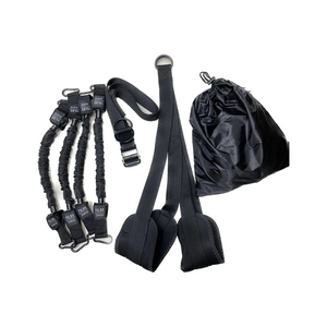 NNEOBA Pull-Up Assistance Bands Set 300LB Resistance Black