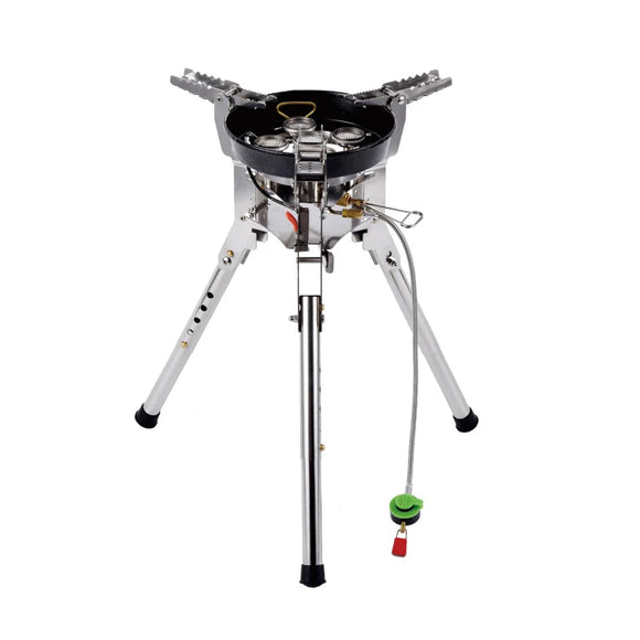 NNEOBA 8400W Foldable Gas Camping Stove Silver