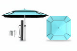2.6M Octagonal Fishing Umbrella – Large Outdoor Sunshade & Beach Parasol