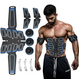 NNEOBA Abdominal Muscle Trainer EMS Fitness Belt Blue