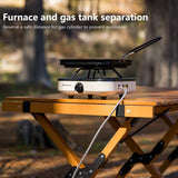 NNEOBA 3500W Split Camping Gas Stove High Firepower Cassette Burner White