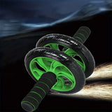 NNEOBA Double-Wheeled Ab Roller Non-Slip Muscle Trainer Green