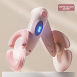NNEOBA LED Counting Pelvic Floor Leg Clamp Trainer Pink