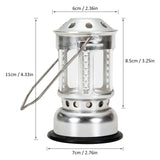 NNEOBA Portable Aluminum Alloy Candle Lantern