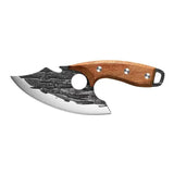 NNEOBA Hand-Forged Meat Cutting Knife Brown