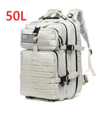 NNEOBA Waterproof Hiking Backpack Outdoor Bag (White)