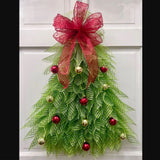 Christmas Tree Ribbon Garland Wreath
