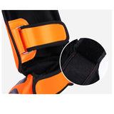 NNEOBA Mixed Martial Arts Shin Guards Protection Pads Orange