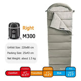 NNEOBA 4-Season Camping Lengthened Cotton Sleeping Bag Green