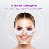 NNEOBA EMS Microcurrent Pulse Eye Massager with Heating Therapy for Fatigue Relief