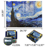 NNEOBA 1000 Pieces Jigsaw Puzzle for Van Gogh Starry Night