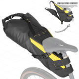 NNEOBA 14L Waterproof Bike Saddle Bag Stable Removable Dry Bag Yellow
