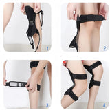 NNEOBA Spring-Loaded Knee Booster Support Pad Black