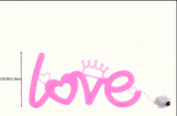 NNETM Love Proposal LED Neon Light - White & Pink Luminous Sign