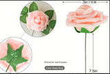 NNETM 25pcs Retro Pink Artificial Roses | Dusty Rose Real Touch Simulation Flowers