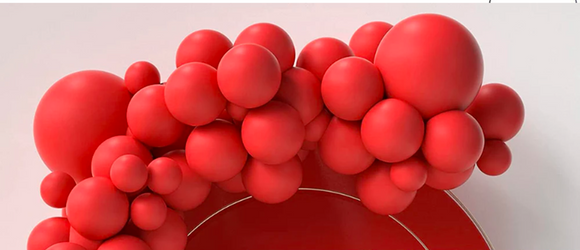 NNEOBA alentine's Day Red Balloon Garland Arch Kit - 75pcs (Color: No 2)