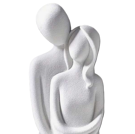 NNESN Harmony Embrace - 1pc Couple Artistic Decoration