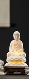 NNEOBA Ceramic Buddha LED Lamp: Tranquil Dhyana Sculpture