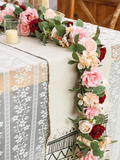 NNESN multicolor Peony Wedding Garland - Artificial Flower Vine