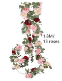 NNESN multicolor Peony Wedding Garland - Artificial Flower Vine