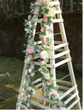 NNESN Multicolor Artificial Peonies Rose Flower Vine Ball - Wedding & Home Decoration