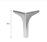 NNEOBA Set of 4 Luxury Metal Furniture Legs