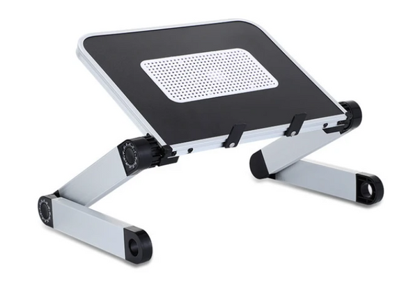 NNEOBA Adjustable Folding Laptop Desk with Cooler Fan