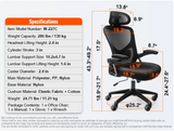 NNEOBA Ergonomic Office Chair – Adjustable Lumbar Support & Height