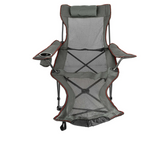 NNEOBA Outdoor Folding Camp Chair with Backrest & Footrest