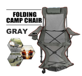 NNEOBA Outdoor Folding Camp Chair with Backrest & Footrest