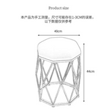 NNEOBA Elegance White Dressing Stool: Chic Makeup & Nail Scrubbing Chair