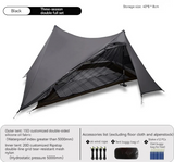 NNEOBA Double-Sided Silicon-Coated Pyramid Tent