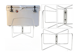 NNEOBA Portable Fridge with Ice Box Stand