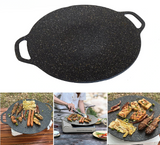 NNEOBA Non-Stick Korean Grill Pan for Outdoor Camping