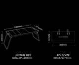 NNEOBA Multifunctional Folding Camping Table