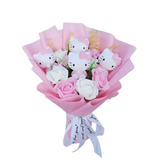 NNEOBA Kawaii Hello Kitty Cat Dolls Bouquet