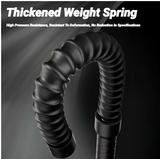 NNEOBA  2PCS Battle Rope Elastic Strength Training & Fitness Black