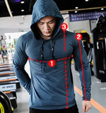 NNEOBA Men's Fitness Tracksuit as Running Sport Hoodie & Gym Joggers Set