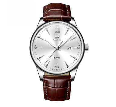 NNEOBA Classic Luxury Men's Leather Quartz Watch