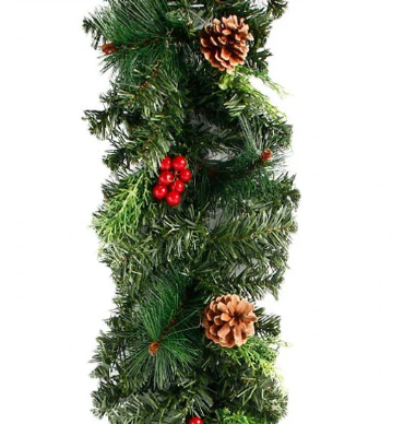 NNEOBA LED Pine Cone Christmas Garland Decoration