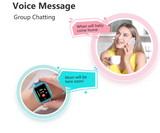 NNEOBA Kids 4G Smartwatch GPS Video Call Waterproof (Blue)
